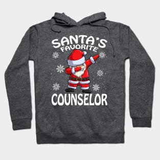 Santas Favorite Counselor Christmas Hoodie